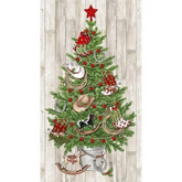 Howdy Christmas Cowboy Christmas Tree Panel - DP24610-11